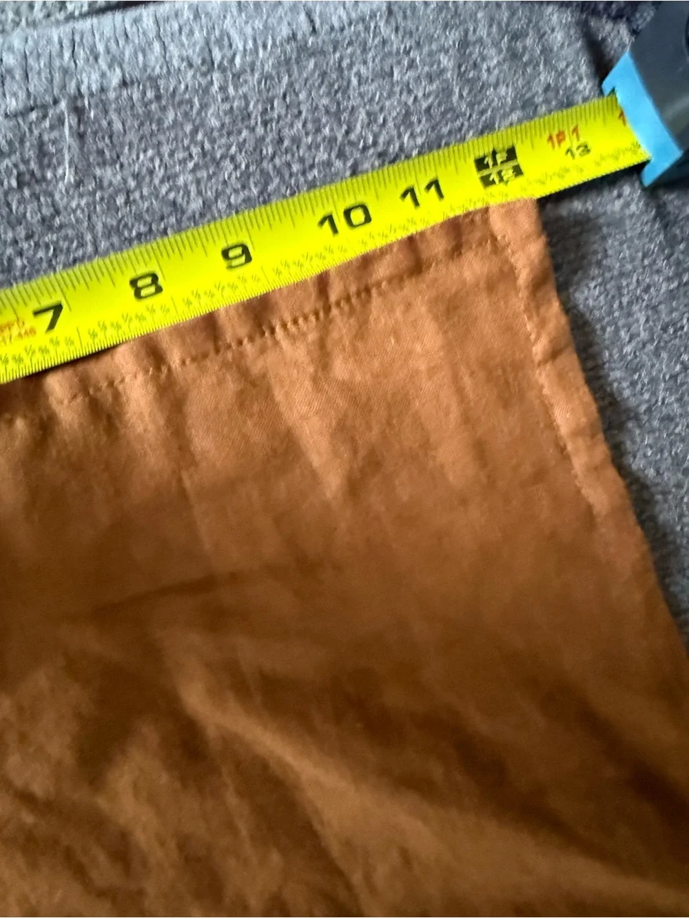 West Elm linen Rust Accent Pillow Cover long new